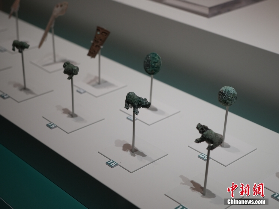 Элементы животных в музее Иньсюй в провинции Хэнань